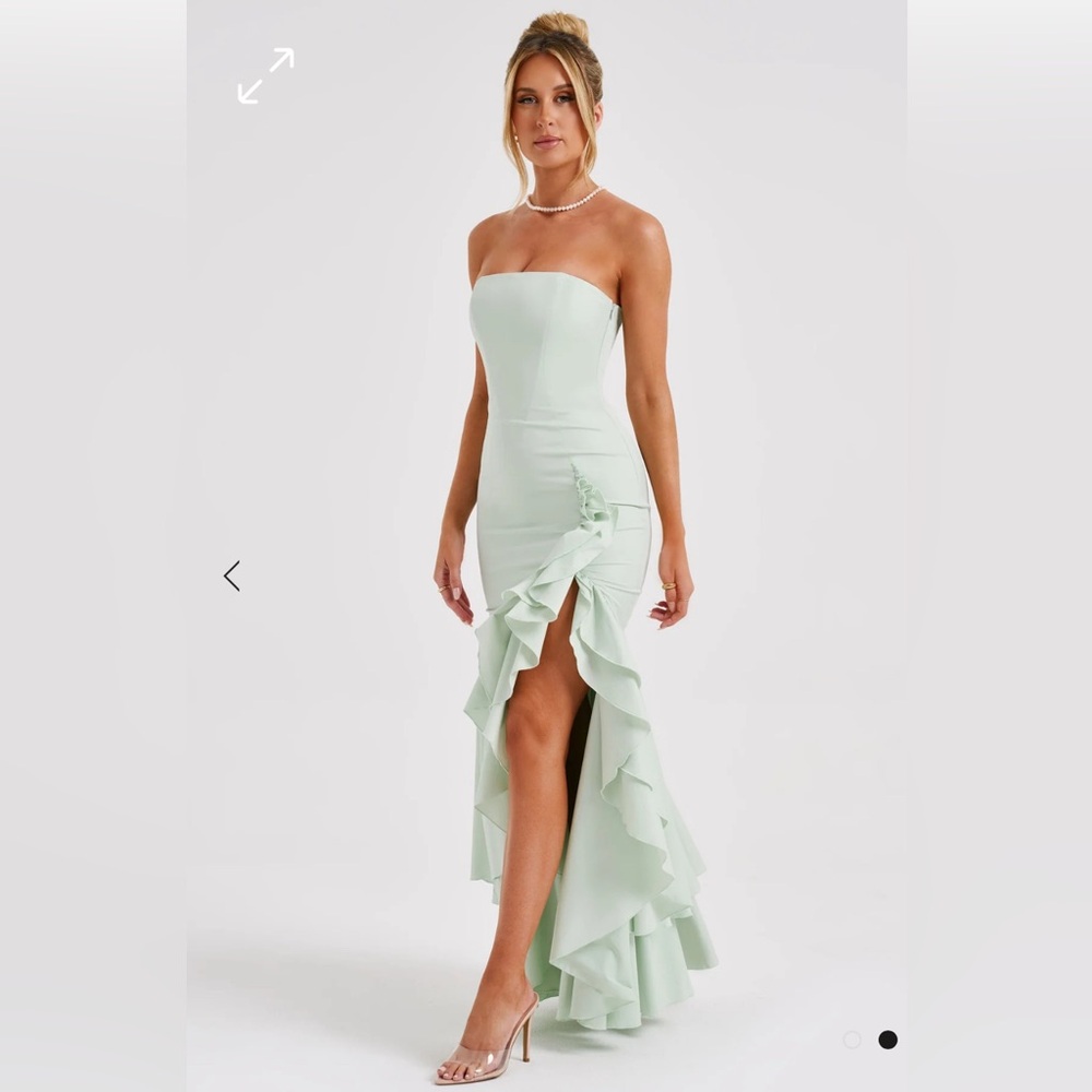 BABYBOO ANGELINA MAXI DRESS - SAGE SIZE Medium